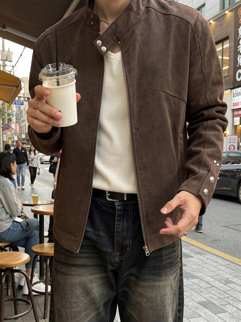 リベットディティールジャケット