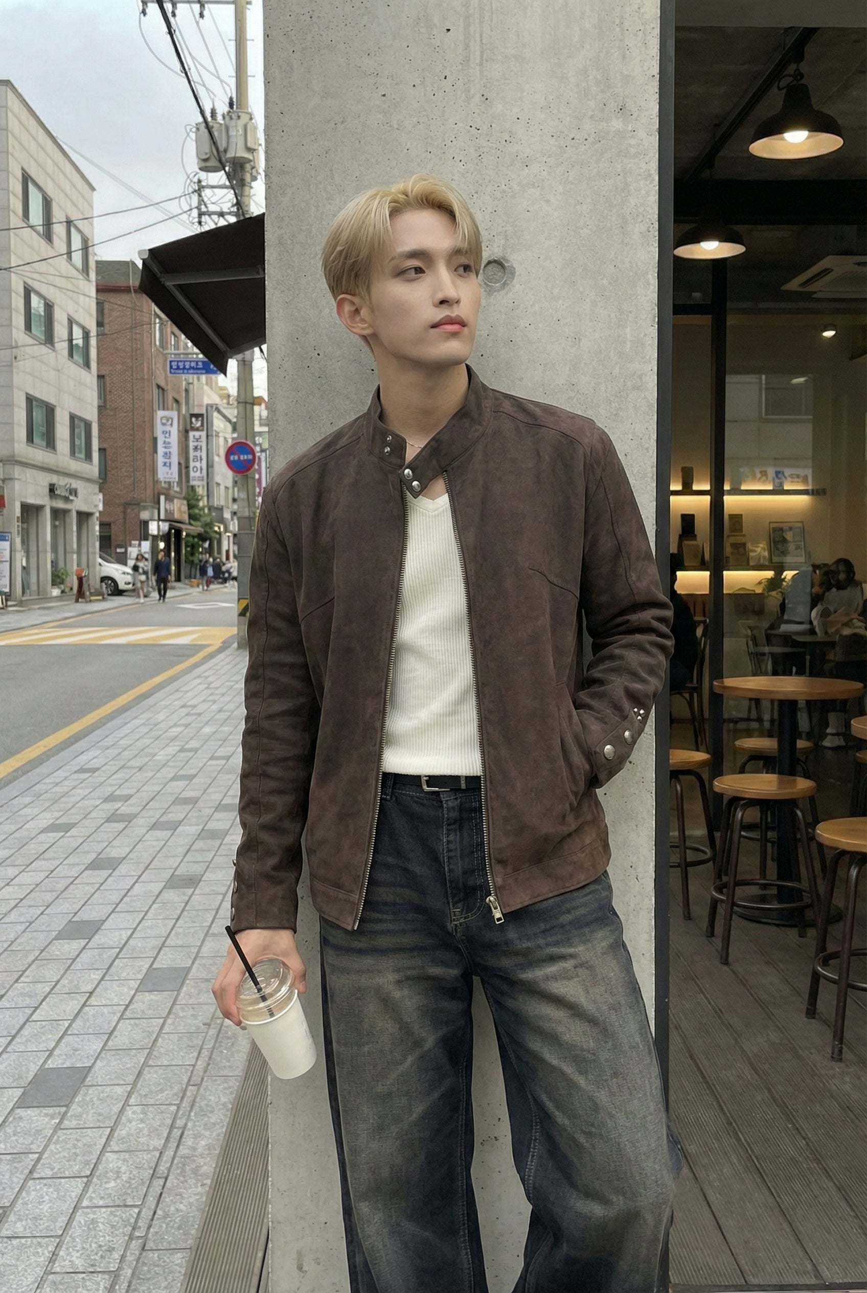 リベットディティールジャケット