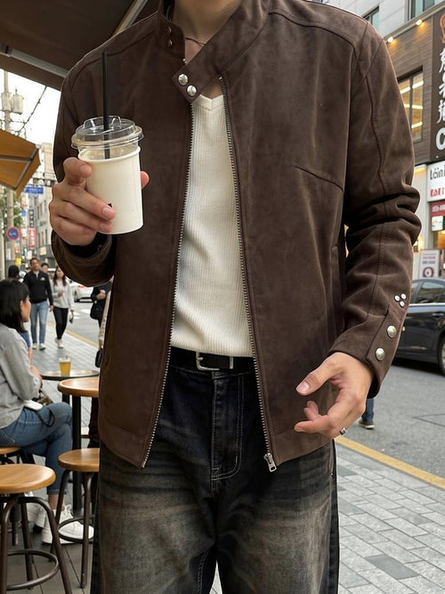 リベットディティールジャケット